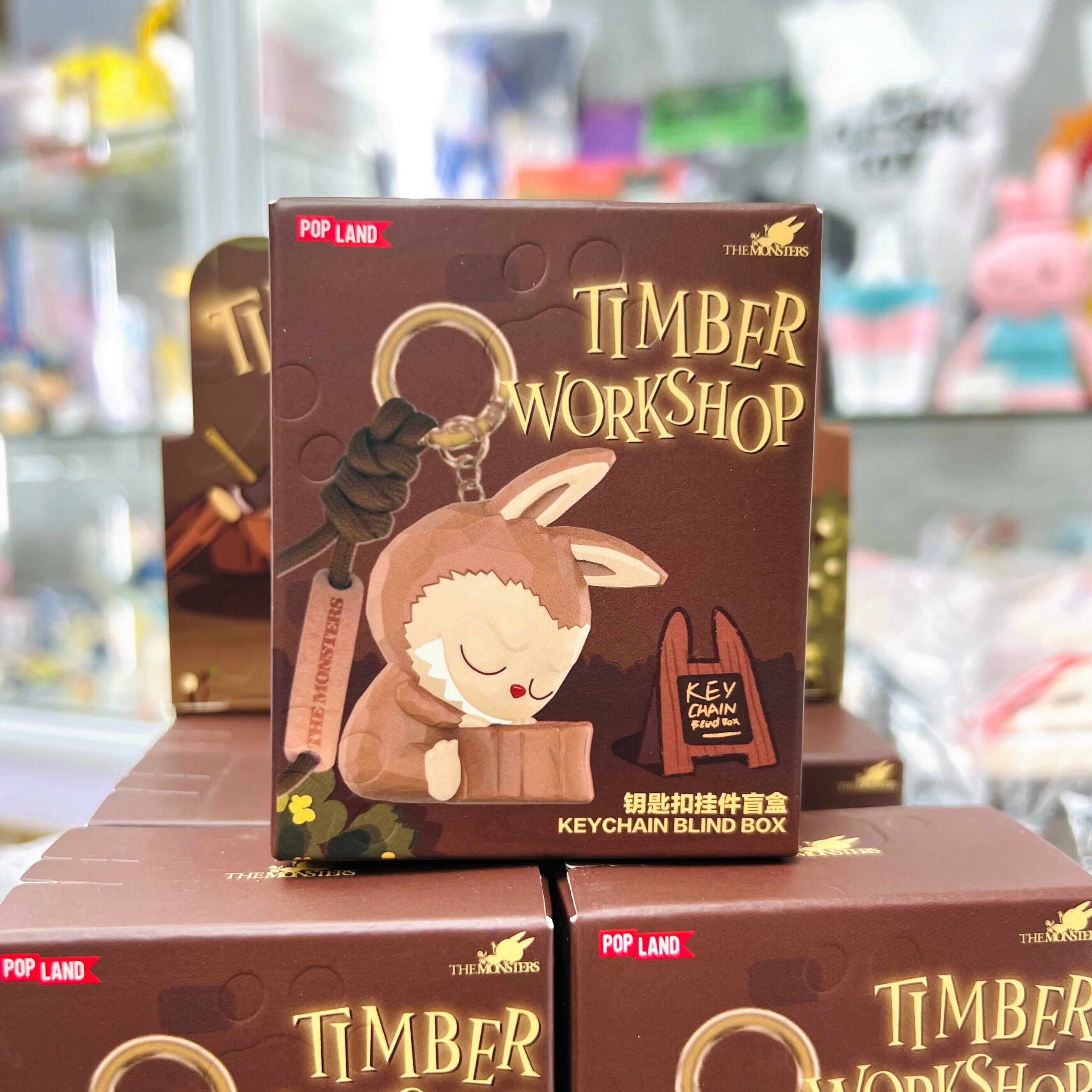 Labubu Timber Workshop Keychain Blind Box (POP MART)