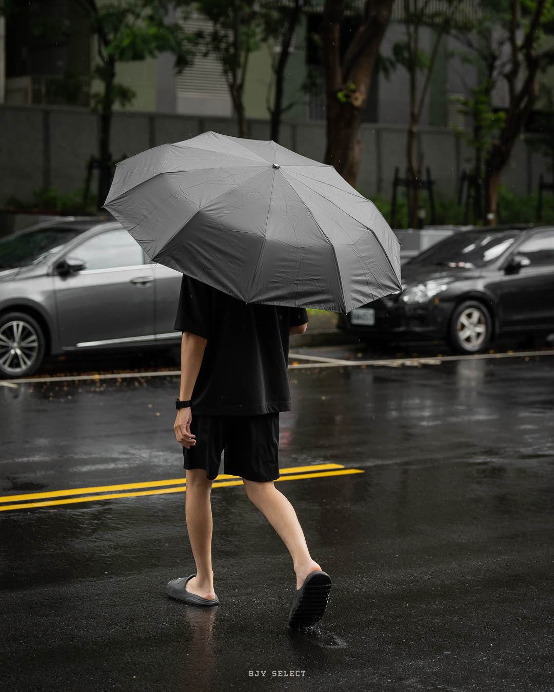 #現貨+預購 扣環手柄自動雨傘 抗紫外線 防曬 勾勾傘 自動傘 五色