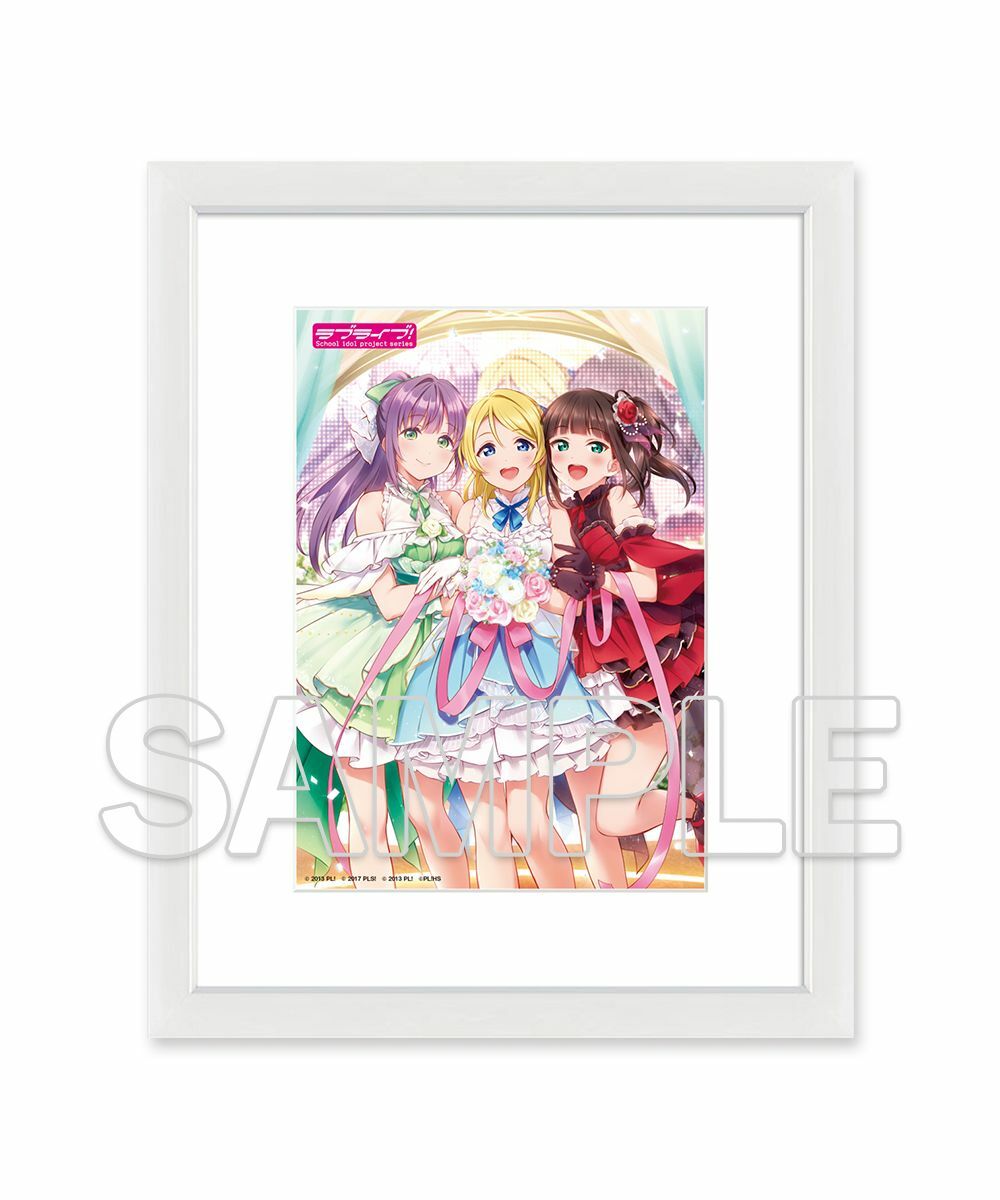 預購-『LoveLive！』 系列 A5高精細印刷畫 繪里＆黛雅＆梢【日本進口精品】