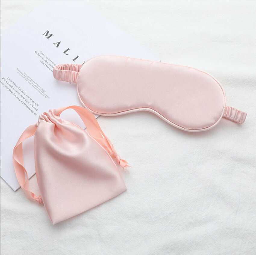 Japanese-style Simple Sleep Eye Mask (Golden Pink) Deep Sleep Eye Mask