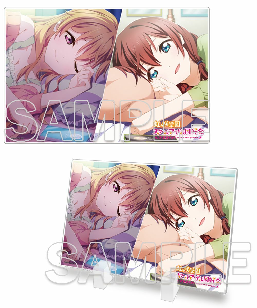 預購-『LoveLive！虹咲學園學園偶像同好會』 迷你壓克力立牌 彼方＆艾瑪【日本進口精品】