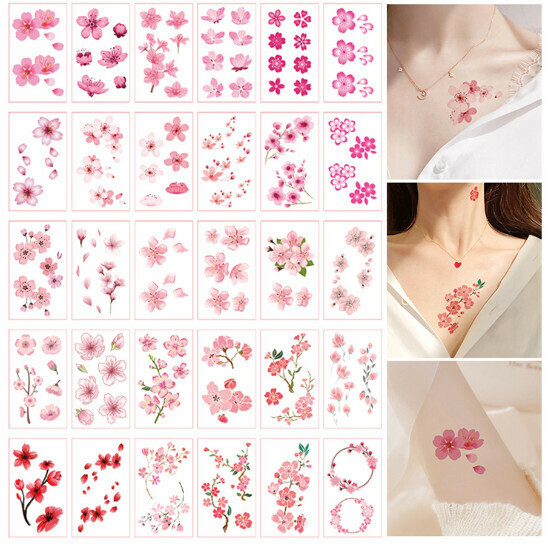 (A set of 30 photos) small fresh waterproof fashion tattoo stickers (C series of 30 models)