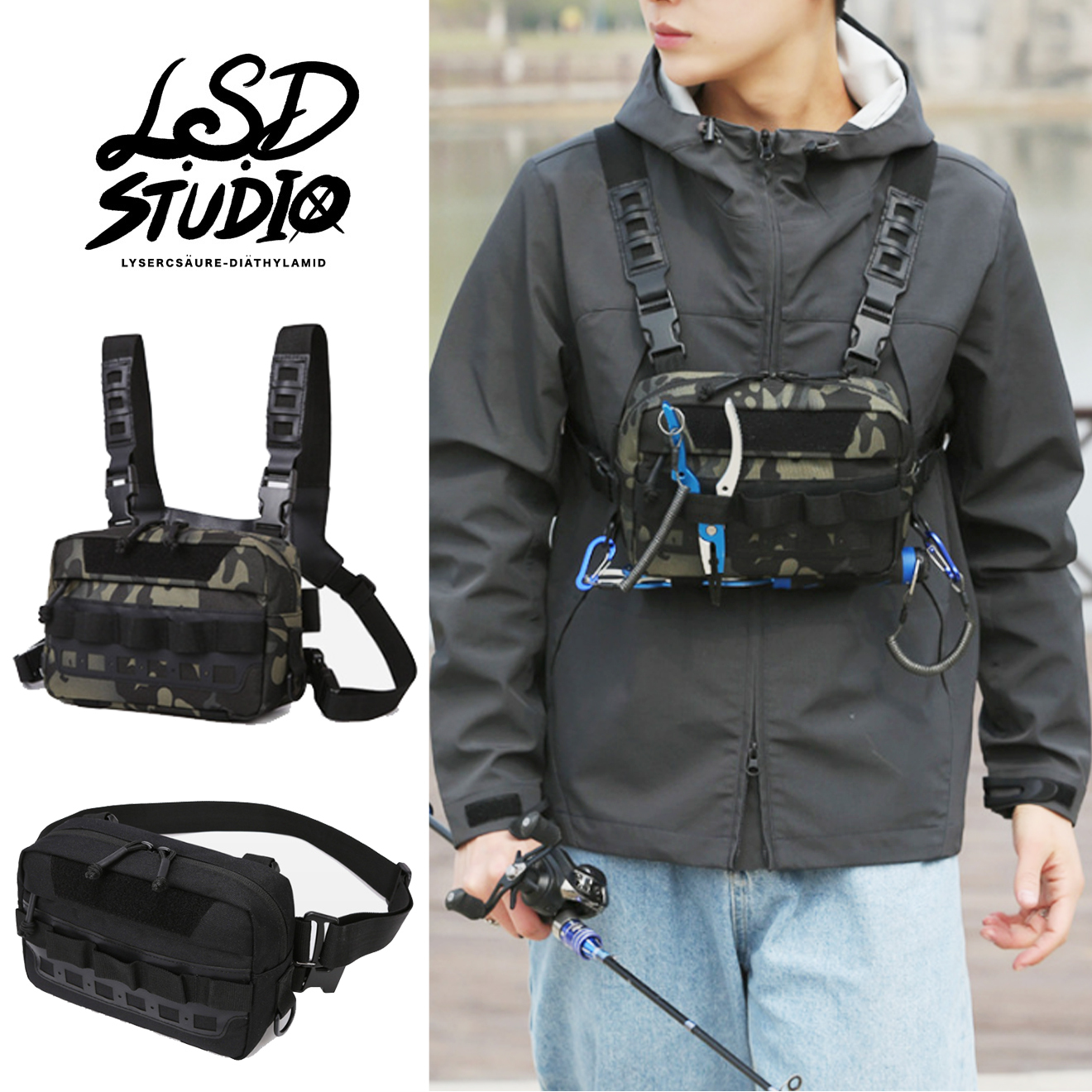 現貨|坦克系列-突擊兩背功能型設計胸包/斜肩包【BGYDH6】