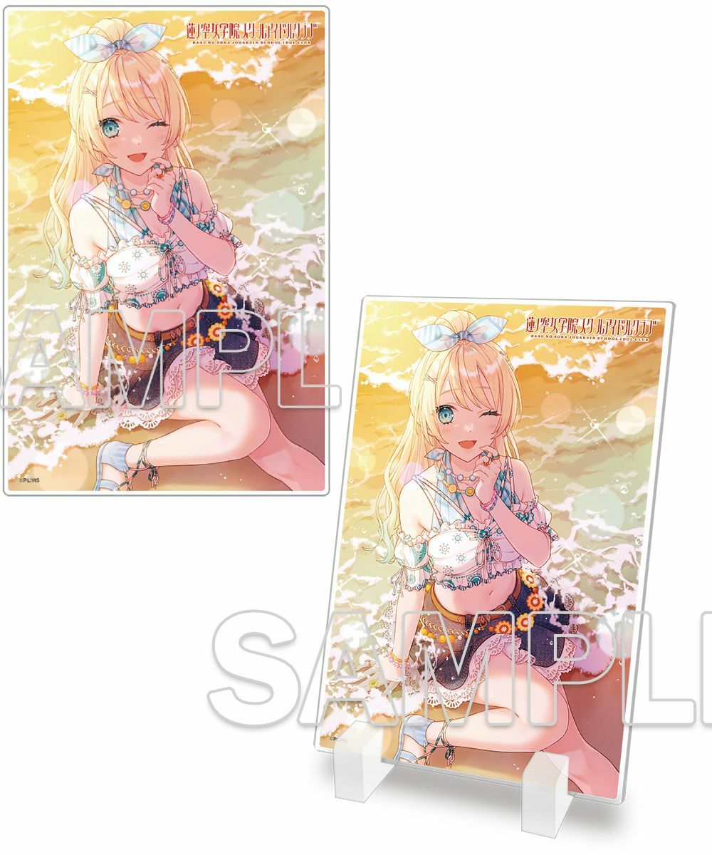 預購-『LoveLive！蓮之空女學院學園偶像俱樂部』 迷你壓克力立牌 瑠璃乃 【日本進口精品】