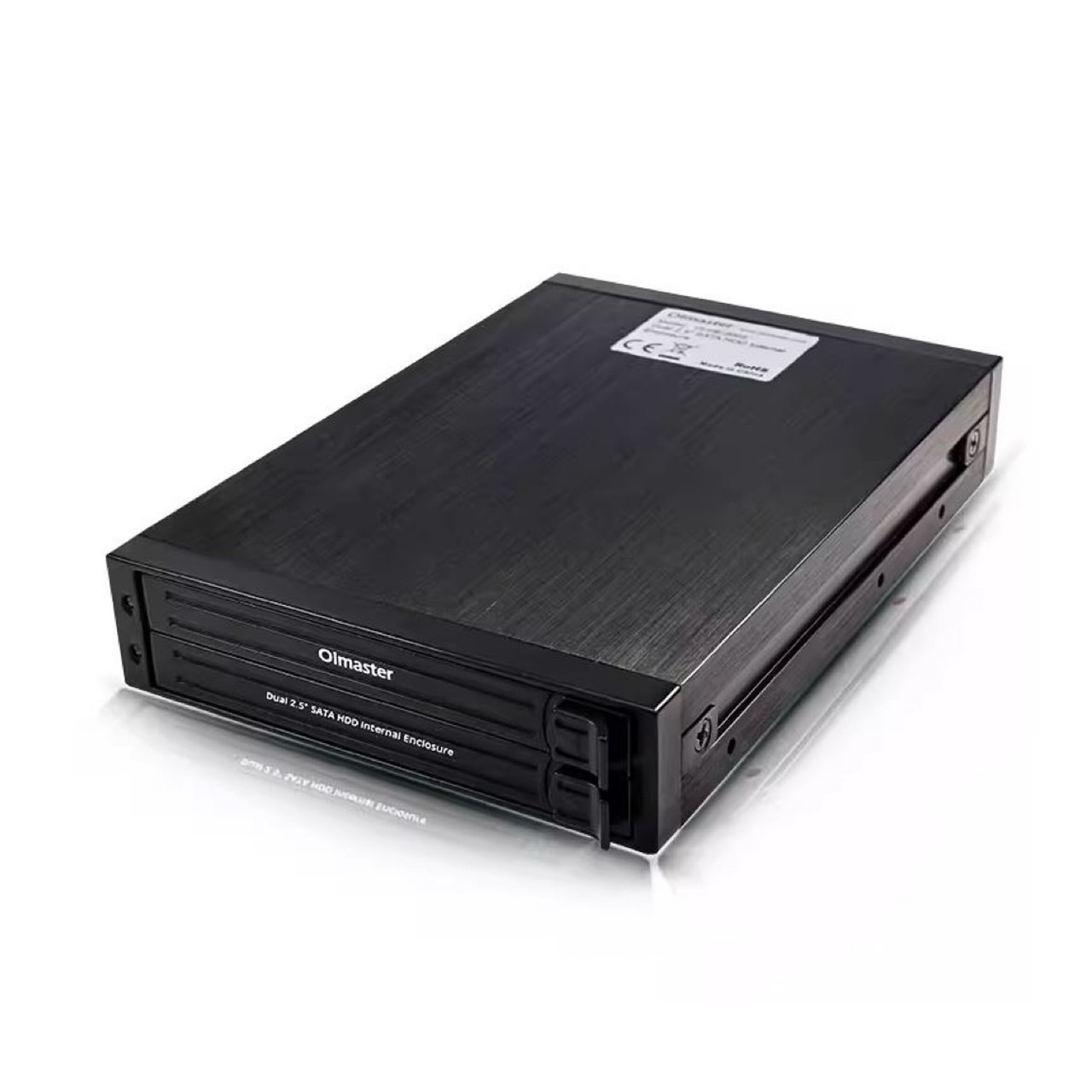 Olmaster 2.5吋 雙盤軟驅位硬盤抽取盒