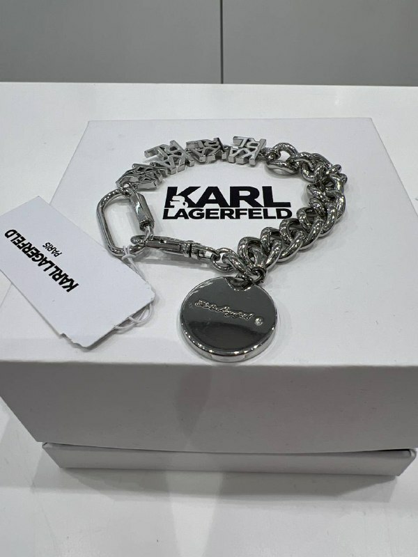 [S] KARL LAGERFELD JG240010 KARL LOGO CHAIN BRACELET,SILVER, 8720744888956 (SKL1067)