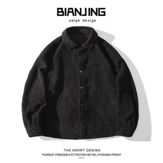 Hot recommended long-sleeved shirt [black] (size: S-2XL) (please contact customer service to confirm the delivery size after placing the order)