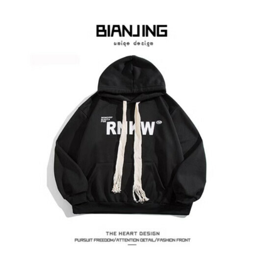 Hot recommended hooded sweatshirt [black] (size: S-3XL) (please contact customer service to confirm the delivery size after placing the order)