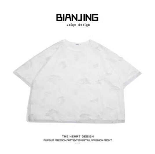 Hot recommended short-sleeved T-shirt [white] (size: S-3XL) (please contact customer service to confirm the delivery size after placing the order)