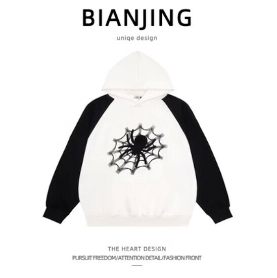 Hot recommended hooded sweatshirt [black] (size: S-3XL) (please contact customer service to confirm the delivery size after placing the order)