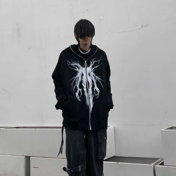 Hotly recommended street style loose and lazy sweatshirt [Black size M-2XL, please confirm the delivery size with customer service after placing the order]