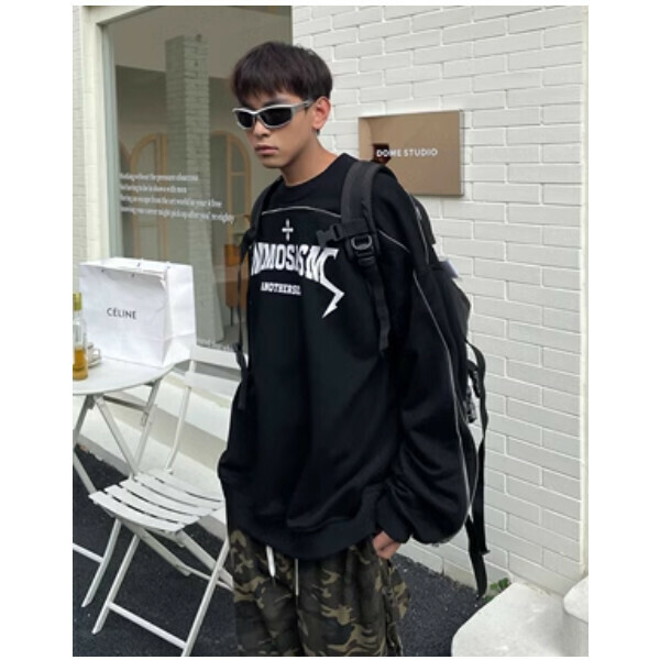 Hot Recommended Round Neck Zipper Sweater [Black M-XL sizes, please confirm the delivery size with customer service after placing the order]