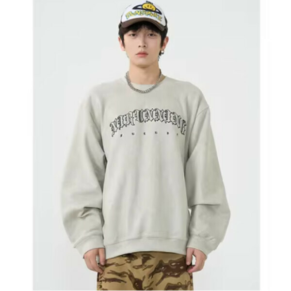 Hot recommended suede sweatshirt [Apricot plus velvet size M-2XL, please confirm the delivery size with customer service after placing the order]