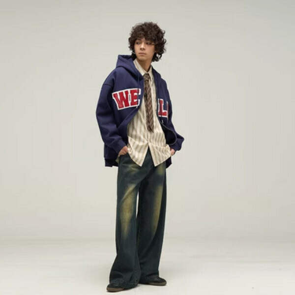 Hotly recommended velvet thickened autumn and winter sweatshirt jacket [Navy Blue M-2XL, please confirm the delivery size with customer service after placing the order]