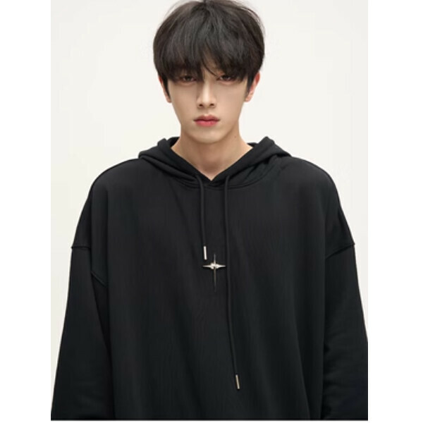 Hotly recommended half-zip sweatshirt [Black spring thin model without turtleneck, sizes M-XL, please confirm the delivery size with customer service after placing the order]