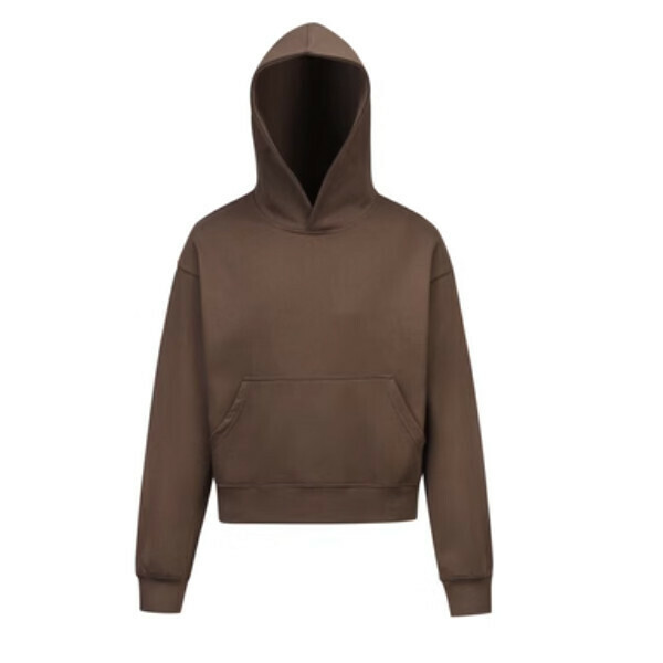 Popular American short sweatshirt [Dark brown pullover pullover size S-XL, please confirm the delivery size with customer service after placing the order]