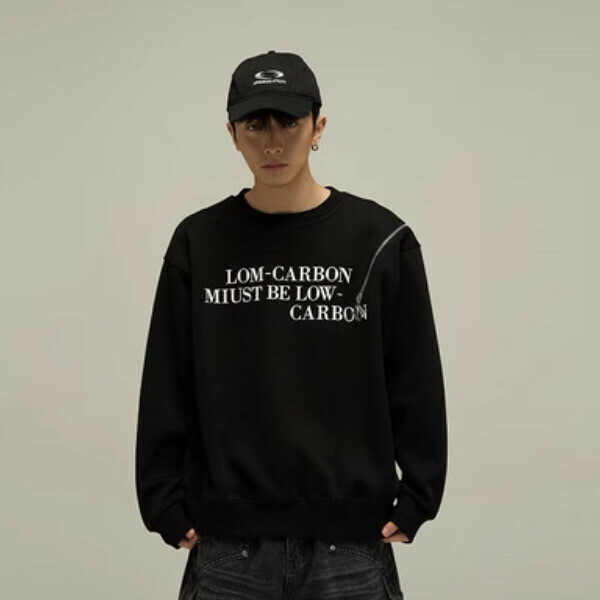 Popular round neck sweatshirt [Black M-XL sizes, please confirm the delivery size with customer service after placing the order]
