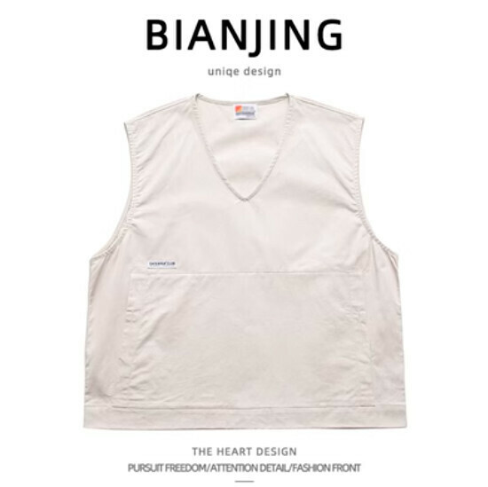 Hot style work vest jacket [white] (size: S-3XL) (please contact customer service to confirm the delivery size after placing the order)