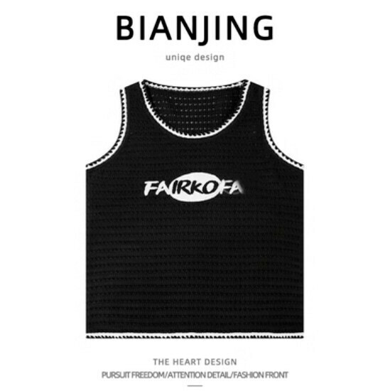 Popular knitted sweater vest [black] (size: S-2XL) (please contact customer service to confirm the delivery size after placing the order)