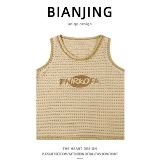 Popular knitted sweater vest [khaki] (size: S-2XL) (please contact customer service to confirm the delivery size after placing the order)