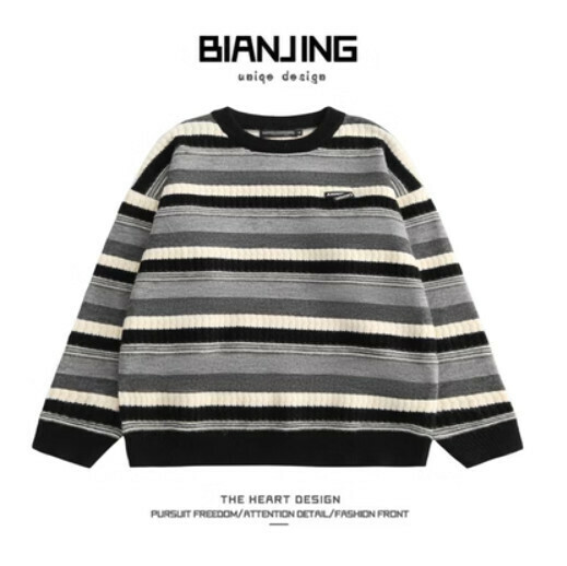 Popular sweater and sweater [black] (size: S-3XL) (please contact customer service to confirm the delivery size after placing the order)