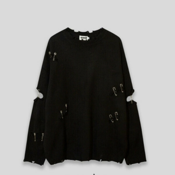 Popular SAYLAM American street retro color [Thunder and Thunder] Black Please contact customer service to confirm the size after placing an order