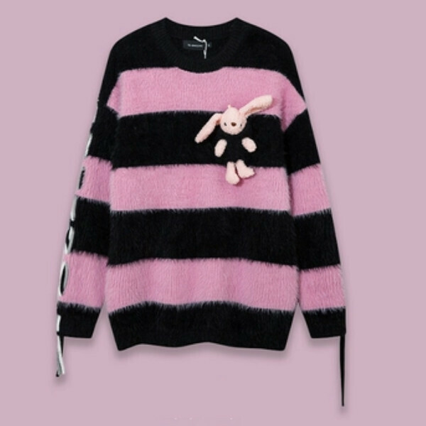 Popular SAYLAM American street retro color [Pocket Bunny] Pink Please contact customer service to confirm the size after placing the order