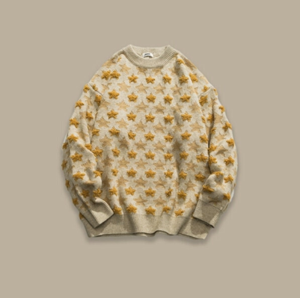Popular SAYLAM American street retro color [Gypsophila twinkling] Yellow Please contact customer service to confirm the size after placing an order