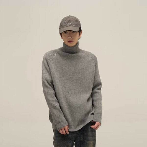Popular solid color sweater [Gray M-2XL sizes, please confirm the delivery size with customer service after placing the order]