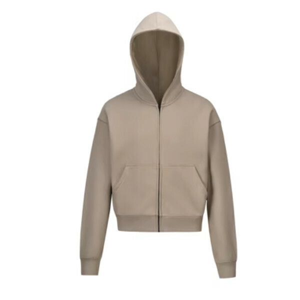 New cleanfit zipper sweatshirt jacket [Coffee color zipper size S-XL, confirm delivery size with customer service after placing order]