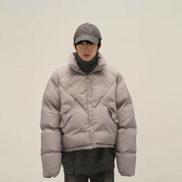 New fried street bread cotton jacket [Gray S-XL sizes, confirm delivery size with customer service after placing order]