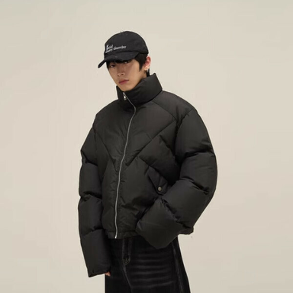 New fried street bread cotton jacket [Black S-XL sizes, confirm delivery size with customer service after placing order]