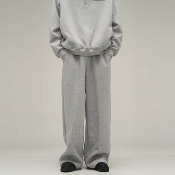 Popular half-zip sweatshirt suit [gray pants in M-XL sizes, please confirm the delivery size with customer service after placing the order]