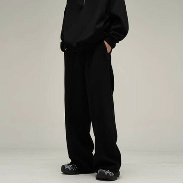 Popular half-zip sweatshirt suit [black pants sizes M-XL, please confirm the delivery size with customer service after placing the order]