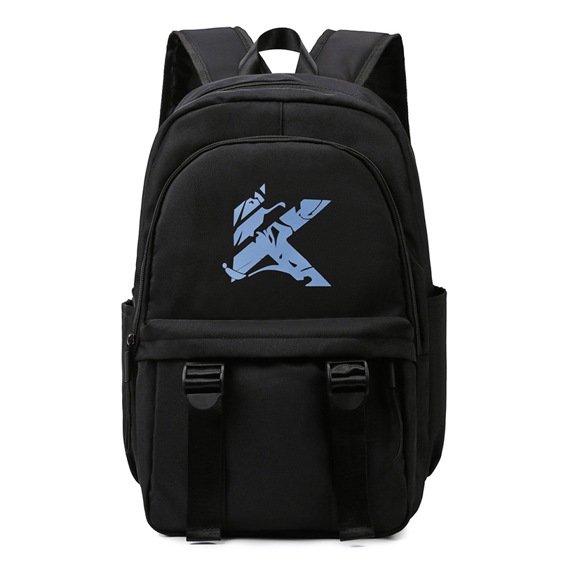 Hot Recommended Large Capacity Travel Outdoor Backpack Computer Bag (Black-Blue K-Large)