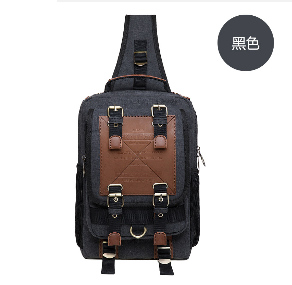 Hot Recommended Men's Shoulder Bag, Crossbody Bag, Outdoor Travel Bag [Black]