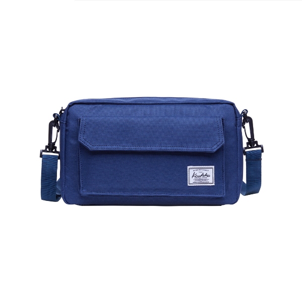 Hot recommended men's shoulder bag, mobile phone waist bag, crossbody bag [blue]