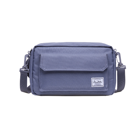 Hot recommended men's shoulder bag, mobile phone waist bag, crossbody bag [grey]
