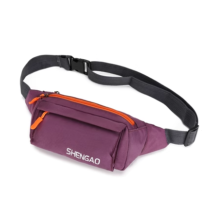 Hot recommended sports running waist bag for men and women, mobile phone waist bag, marathon equipment, fitness ultra-thin invisible belt, multi-functional waterproof [pink]