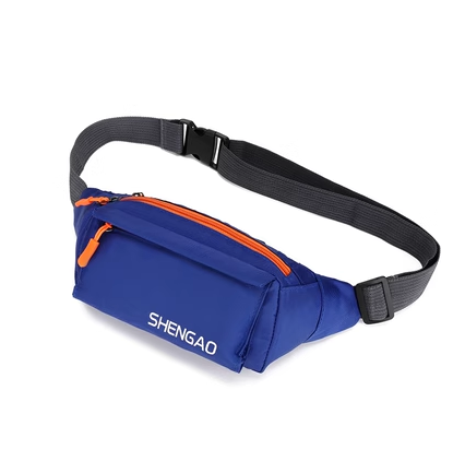 Hot recommended sports running waist bag for men and women, mobile phone waist bag, marathon equipment, fitness ultra-thin invisible belt, multi-functional waterproof [royal blue]