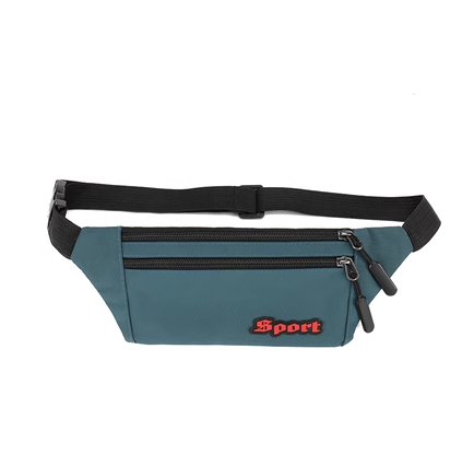 Hot recommended waist bag for men, sports and outdoor waist bag, lightweight and thin running mobile phone waist bag, close-fitting cycling bag wallet, mobile phone bag [LZ Lake Blue]