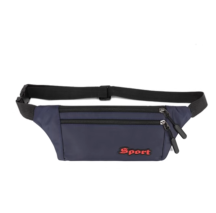 Hot recommended waist bag for men, sports and outdoor waist bag, lightweight and thin running mobile phone waist bag, close-fitting cycling bag, wallet, mobile phone bag [LZ Blue]