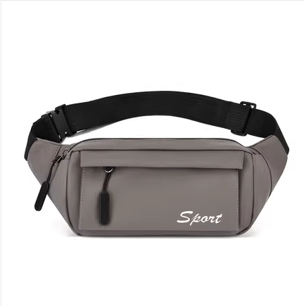 Hot recommended sports waist bag for men and women, mobile phone bag, gym bag, small bag, belt, multi-function [champagne color]
