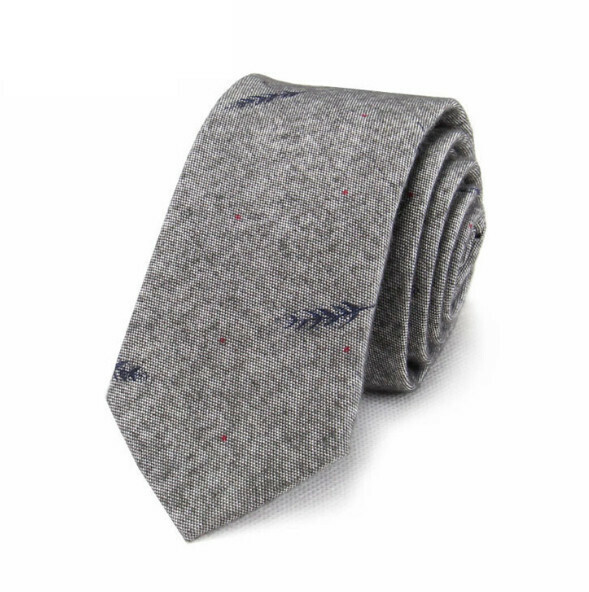 Hot recommendation: 6cm narrow cotton and linen tie (item number LR-09)