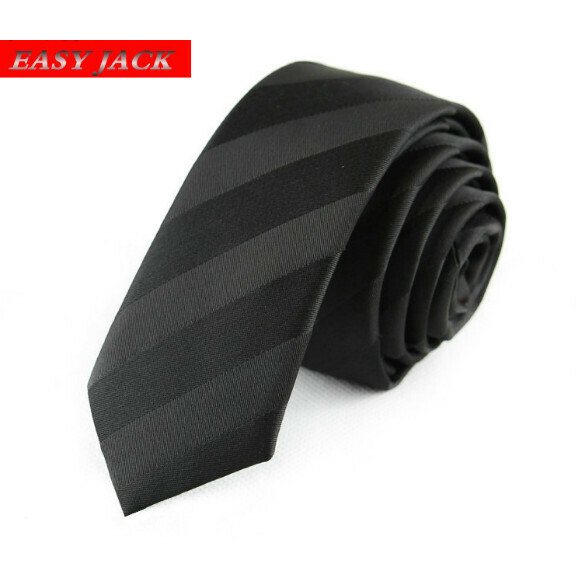 Hot recommendation 5cm narrow fashion casual tie (classic black L-05)