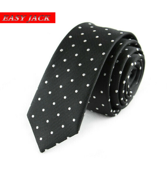 Hot recommendation 5cm narrow fashion casual tie (classic black L-06)