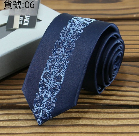 Hot recommendation: 6cm narrow positioning jacquard tie (item number: 06)