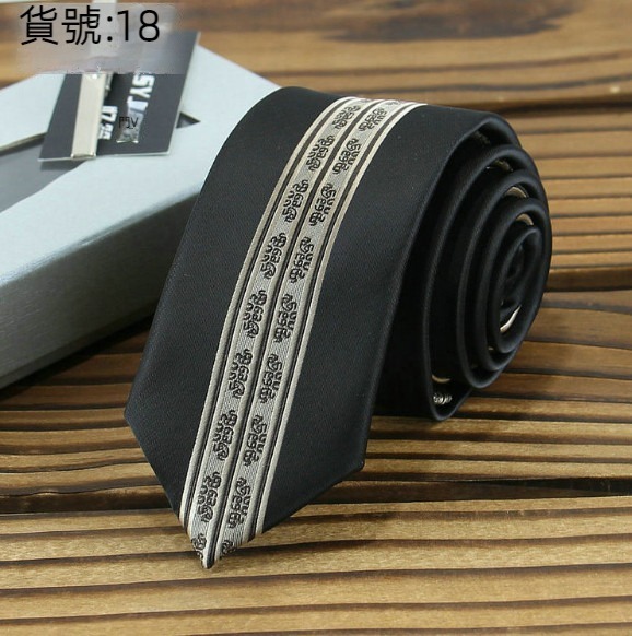 Hot recommendation: 6cm narrow positioning jacquard tie (item number: 18)