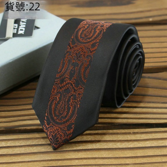Hot recommendation: 6cm narrow positioning jacquard tie (item number: 22)