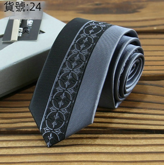 Hot recommendation: 6cm narrow positioning jacquard tie (item number: 24)